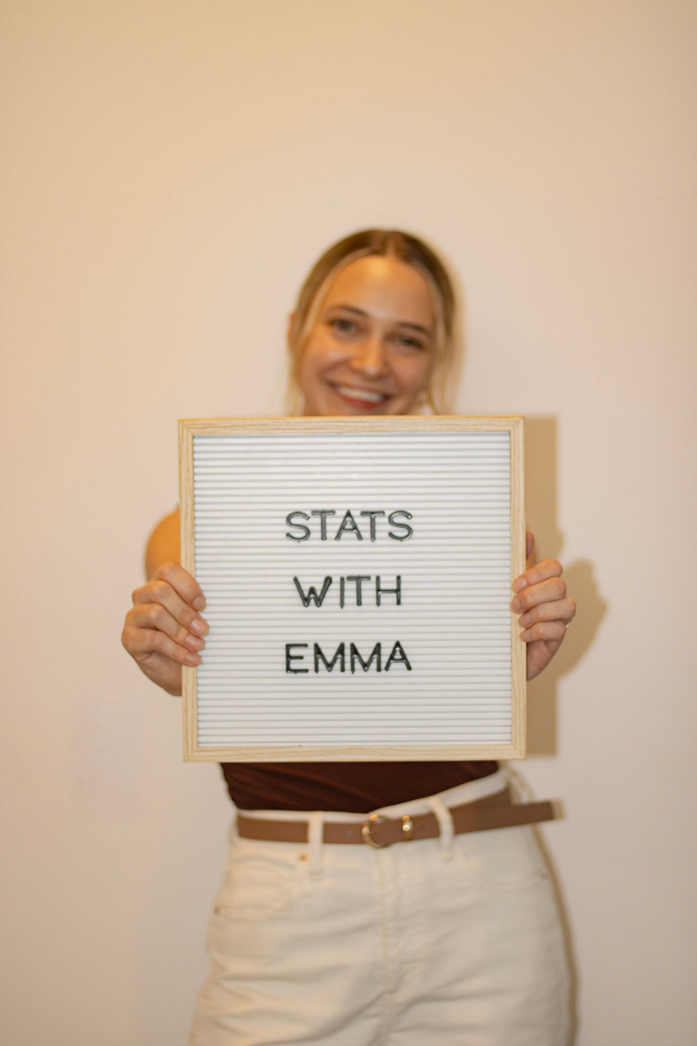 Emma, founder of Stats with Emma